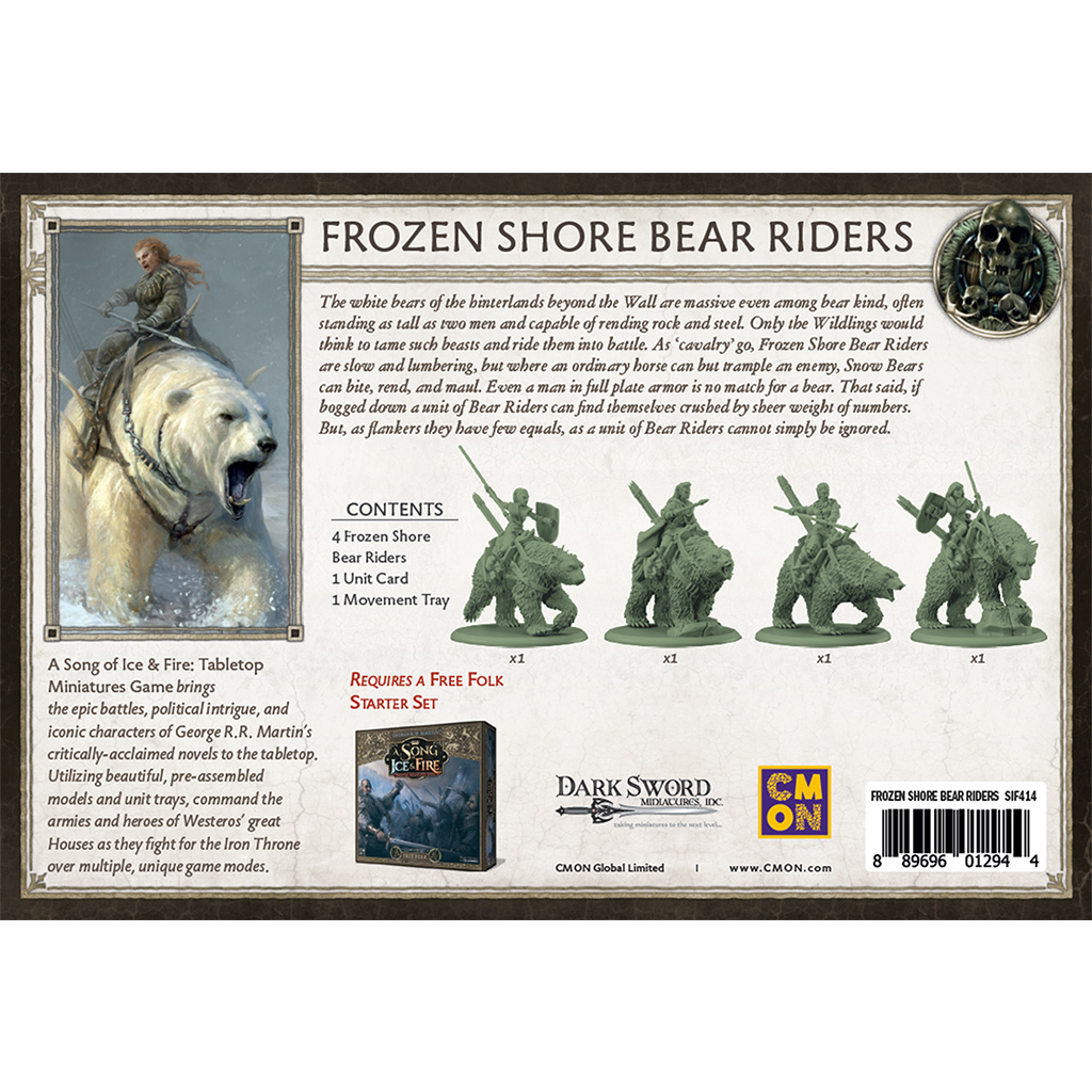 A Song of Ice and Fire : Tabletop Miniatures Game - Frozen Shore Bear Riders